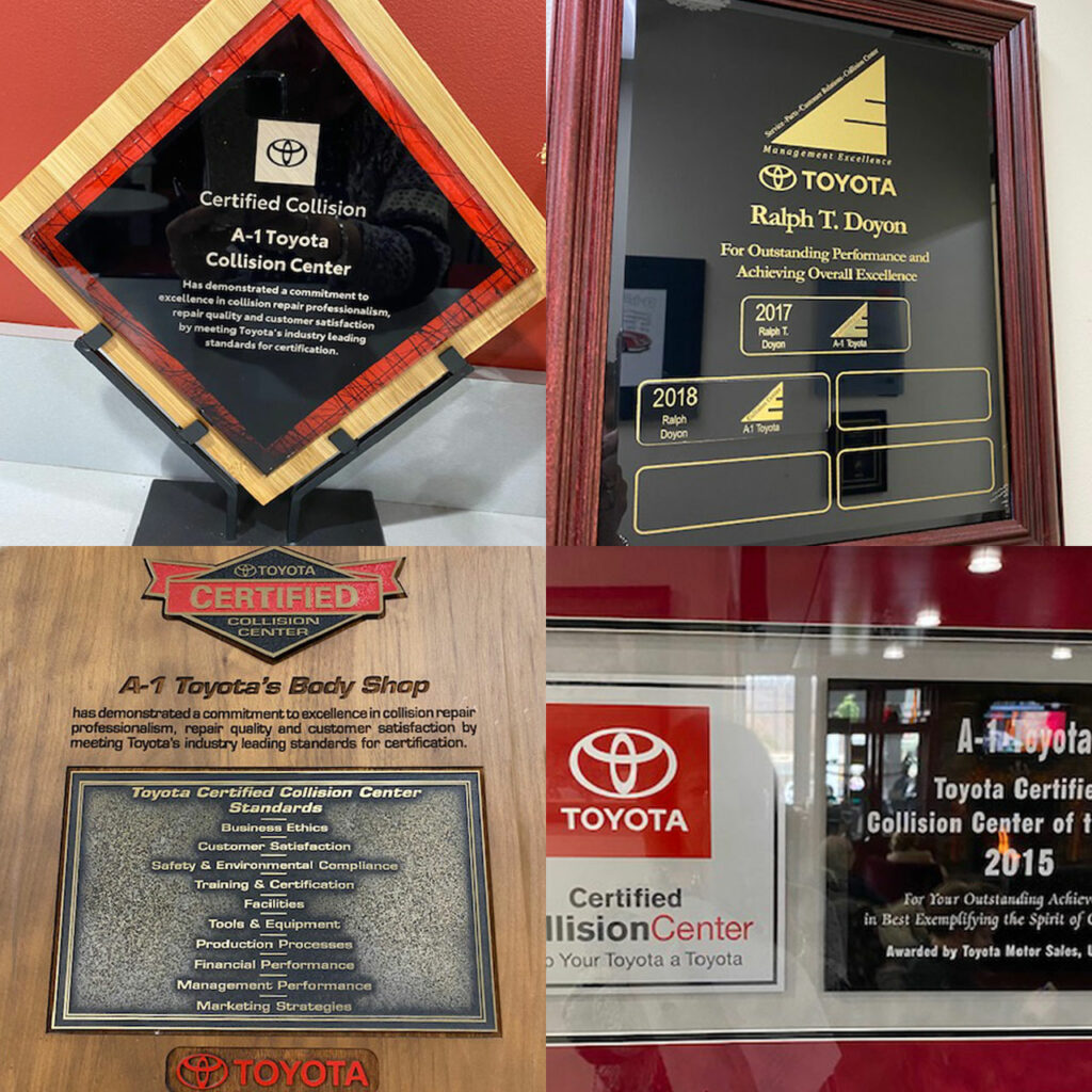 Awards & Certification - A1 Toyota Body Shop